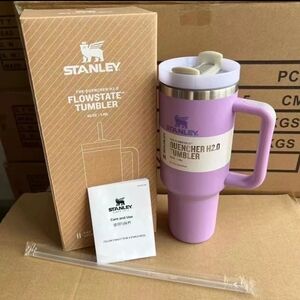 New Stanley Cup 40 oz Quencher H2.0 Stanley Tumbler Vacuum Insulated Purple